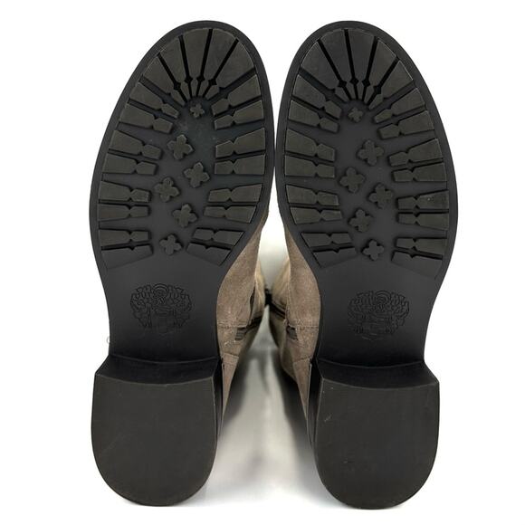 Vince Camuto Whyla Tan Moto Boot Size 9 Suede Block Heel Mid-Calf Bootie - Picture 8 of 15